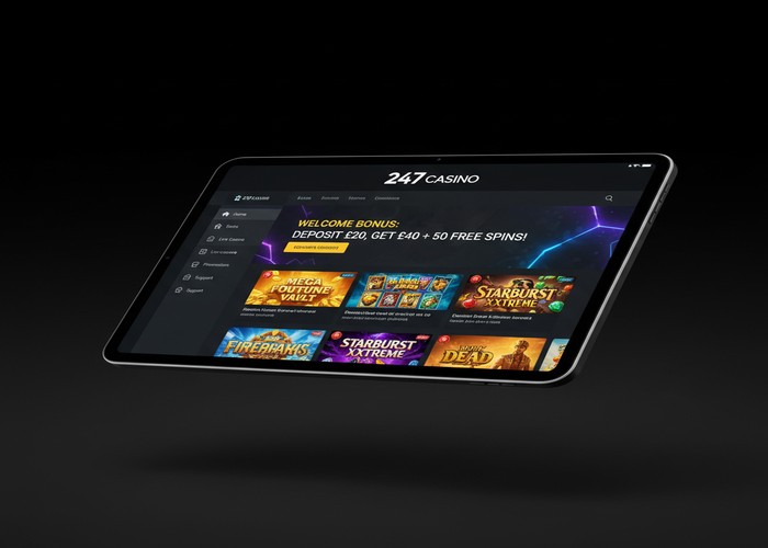 247 Casino Casino en tableta